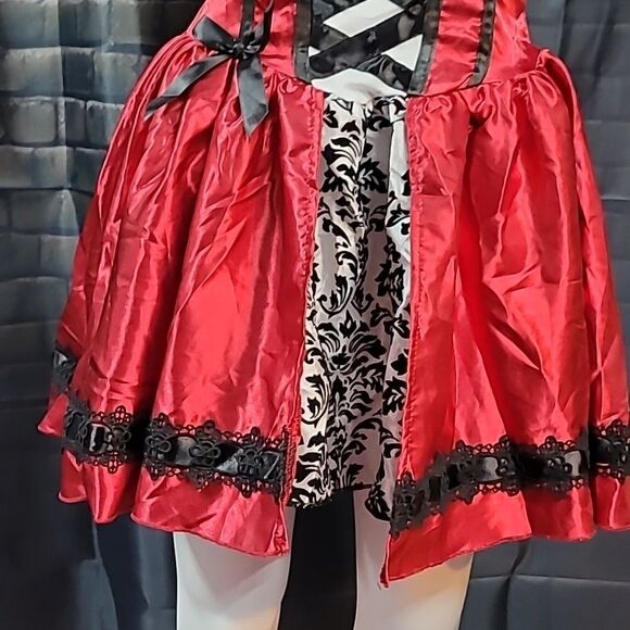 Leg Avenue Gothic Red Riding Hood Halloween Costume Women's Size Small - Picture 7 of 11